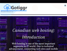 Tablet Screenshot of gotiggr.com